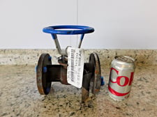 1-1/2" x 1-1/4" Velan #00302-SSEAE-H330, Ball Valve, 285 psig, Class 150# Flange, NEW
