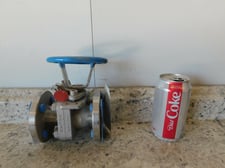 3/4" Velan #H330, ball valve, 275 psig, class 150# flanged, CF8M, new