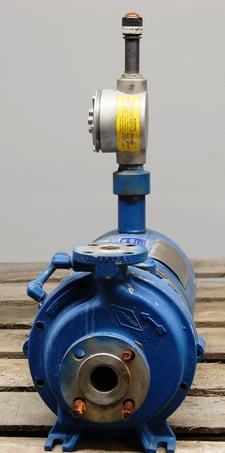 Chempump, Centrifugal Pump & Motor, 1.5" x 1" x 6", 5.75" diameter Impeller, 9 HP, 3450 RPM, 460 V, Used
