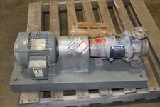 50 GPM @ 47 TDH, Klaus Union #SLM-N 25-125-67S1, Sealless Magnetive Drive Pump, 1" x 1-1/2", 1.19 SPG, 3 HP