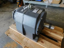9.45 HP @ 1750 RPM, Browning #09UCBN3A71.A1C, Ultramite Helical Concentric Gear Drive, 74.26:1 Ratio, 2-3/8"