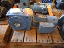 .3 HP @ 850 RPM, Sew Eurodrive #8A60DT80N88MHR, Speed Reducer & Motor, 3.5 RPM output, 204.72:1 Ratio