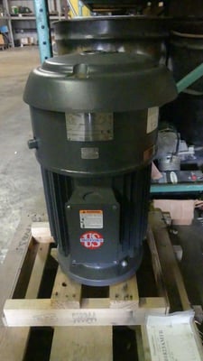 10 HP 1785 RPM U.S. Motors Nidec, Frame 254VPH, Vertical Motor, TEFC, 460 Volts, 1.15 S.F., 3 phase, NEW