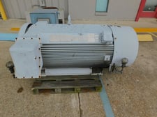 500 HP 3580 RPM Siemens, Frame 5810S, Induction Motor, 2300/4000 Volts, 1.0 S.F., 60 Hz, 3 phase, Used