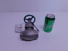 1" Kitz, Globe Valve, 170 pisg @ 500 F, Class 150# SW x SW, NEW