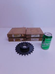 Browning #H60P23, Bushing Bore Roller Chain Sprocket, 23 Teeth, 0.5"-1.75" bore range, 5.907" OD, 0.459" W