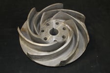 Goulds, Pump Impeller, Part# D5182, 10" diameter, Carbon Steel, NEW