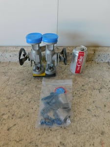 Cameron #3411-00/CS-1/SW-2-2/19//, TBV Uni-Directional Valve, Bypass, 2000 CWP, for Flowmeter, NEW