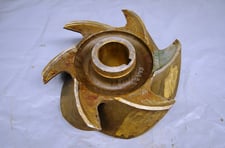 Goulds #56173 8785, Pump Impeller, 16" diameter, 3-3/8" bore, 316 Stainless Steel, for Goulds 3175 Pump, NEW