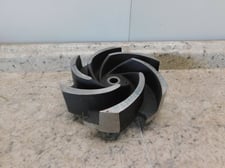 Mission, Pump Impeller, 8-1/2" diameter, 6 Vane, 446 Stainless Steel, NEW