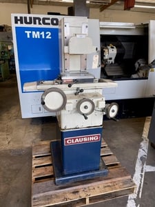 6" x 12" Clausing #4002, Manual Surface Grinder, 7" diameter grinding wheel, one shot lube, wheel guard