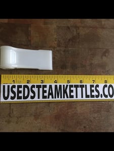 Steam kettle scraper blade, open end style fits popular brands like: Cleveland, Groen, Hamilton, Lee & others
