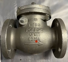 Image for 3" Kitz, Swing Check Valve, CF8M, 150#, 316 Stainless Steel Flanged