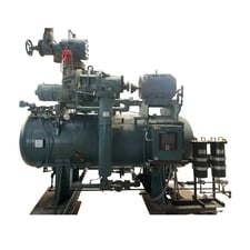 200 HP Frick #TDSH283S, Rotary Screw Compressor Package, R717/R22, 350 psig, 3600 RPM max, 230/460 V, 1995