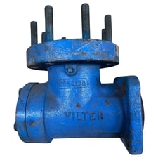 4-1/2" Vilter #N32010A, Angle Valve w/Flanges