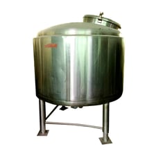 262 gallon FBN Metal Products #262-GAL-TK, Stainless Tank, 50" diameter x 36" deep, 20" diameter Manhole