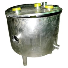 23 gallon Stainless Steel Balance Tank, 24" diameter x 17" straight wall