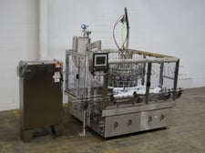 Pacific #V-18-T-46.500, 8.1158" C.P, 18-station, Stainless Steel, rotary, volumetric filler