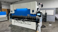 125 Ton, Maq #WE67K-125X3200, CNC press brake, 10' overall, 8.24" between housing, 12.59" throat, Delem DA53T