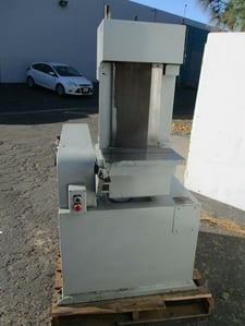 10" Dynabrade #PJ-10-HD, vertical abrasive belt sander / grinder
