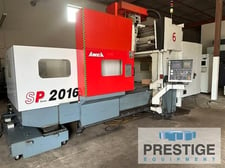Awea #SP2016, 82" X, 63" Y, 90.5" x59" table, 6000 RPM, #50, Fanuc 18iMB, 32 automatic tool changer, thru