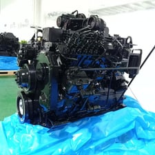 230 HP Cummins #6BTAA (5.9 L) extended long block engine, remanufactured