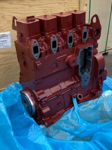 180 HP Cummins #QSB.ISB 4.5 Long Block Diesel Engine (Front Gear Train - VE/Delphi Setup)