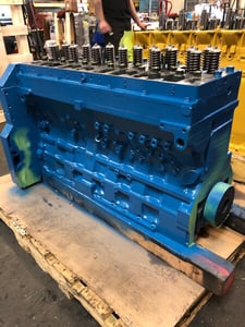 300 HP Cummins #L10, remanufactured standard long block engine
