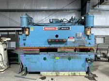 100 Ton, Niagara #HBM-100-8-10, Hydraulic Press Brake, 10' overall, 102" between housing, 1997