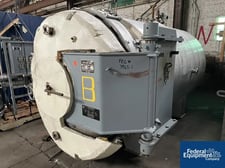 64.9" Tokyo Clutch Door Co, Horizontal Autoclave, Carbon Steel, 74 cu.meter., 107 psig, 347 F, 1991
