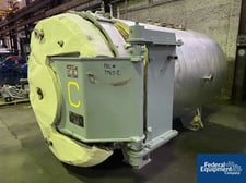 64.9" Tokyo Clutch Door Co, Horizontal Autoclave, Carbon Steel, 74 cu.meter., 107 psig, 347 F, 1991