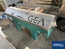 GEA Westfalia #RCE 205-01-02, Dencanter Centrifuge, Stainless Steel, 3 kg/100 C, 5500 RPM, 2011