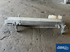 7" wide x 5.9' long, Belt Conveyor, 2" cleats, 5 HP, 230/460 V, on wheels