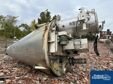 Day #MBX-1410, Nauta Dryer, 304 Stainless Steel, 141 cu.ft., 125 psi @ 353 F, 30 RPM, 40 HP