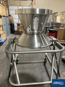 Vector, Product Bowl, Stainless Steel, 31.5 diameter top x 26" deep bowl, 37" diameter Bottom