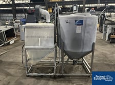 Bag Dump Station w/ Mix Tank, w/built in dust collector, 1/2 HP, 1725 RPM, 480 V