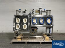 Fitzpatrick #L1A Fitzmill, Stainless Steel, (3) 60" width x 25" D x 29" H glove section, 41" width x 27" D x