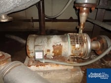 Tri-Clover, Centrifugal Pump, Stainless Steel, 3" inlet x 1.5" outlet, 5 HP