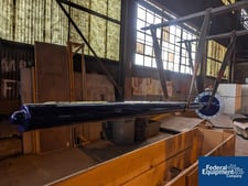 Pfaudler, Glass-Lined Fin Baffle, 113" wet length, 124" overall length, 12" span