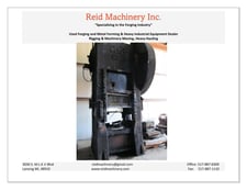 250 Ton, Bliss #S1-250-36-36, mechanical press, 12" stroke, 20" SH