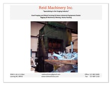 250 Ton, Bliss #SC2-48-48, mechanical press, 12" stroke, 18" Shut Height, 48" x 48" bed area