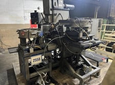 Warren #WRA-2000, rivet assembly machine, assembles mandrel & blind rivets, 1988