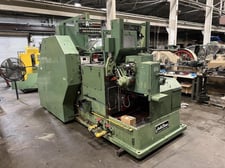 1/2" x 4" Asahi Okuma Okuma #ORH-120, 2 die 3 blow cold header, bushing cutoff, PKO, 30 HP, 100 PPM, 1986