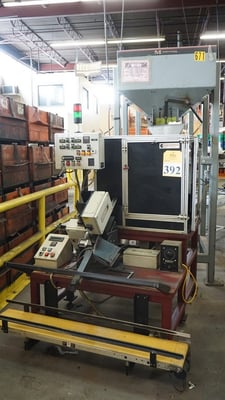 Retina Systems #106, laser inspection machine, with vibratory bowl feeder & bulk loader, 1996