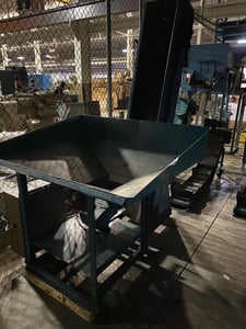 Parts Feeder, Syntron Feeders Feeder #BE-6-12, 13" wide belt, 70" discharge height, 58" x 47" hopper
