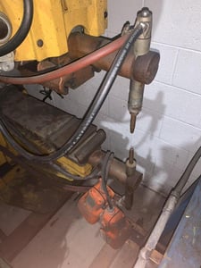 100 KVA Taylor-Winfield #ERB-30-100, welder, 30" throat, 8" gap, 220 V.