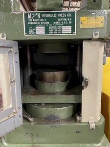 100 Ton, M & N #7E100, 4 post hobbing press, 6" stroke