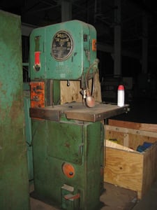 DoAll #ML, vertical band saw with welder, AC motors & controls, with cabinet of blades