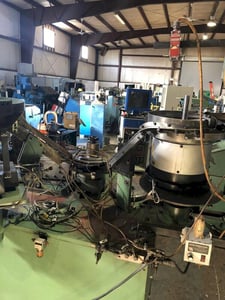 2.36" x 4" Kyoei #SR-15 Micro-Form & thread rolling machine w/Sanmei TH1-AV Sems unit
