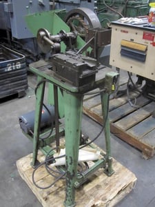 1/8" x 1/2" Hand feed thread roller, lift blade hopper